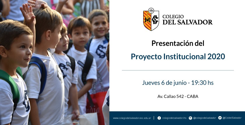 Presentación del Proyecto Institucional 2020